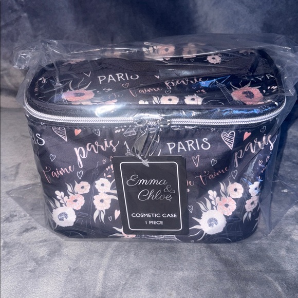 Emma & Chloe Floral Cosmetic Case NWT - Picture 1 of 4